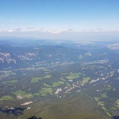 Flugwegposition um 13:26:54: Aufgenommen in der Nähe von Gemeinde Spital am Semmering, Österreich in 2579 Meter